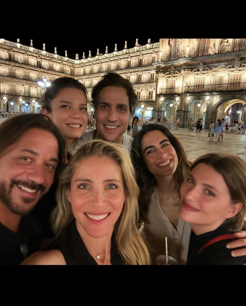 Elsa Pataky rodando en España con Enrique Arce, Juana Acosta y Miriam Giovanelli