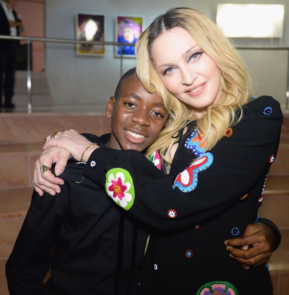 Madonna y David Banda en 2016