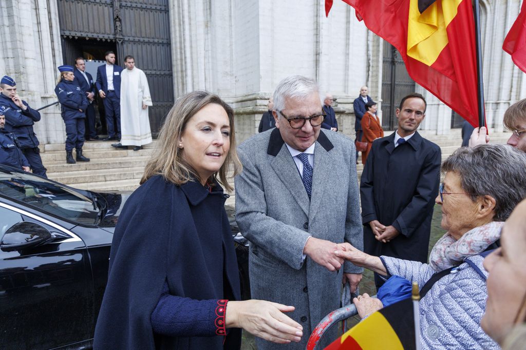 El matrimonio se mostró muy cercano y accesible con la gente