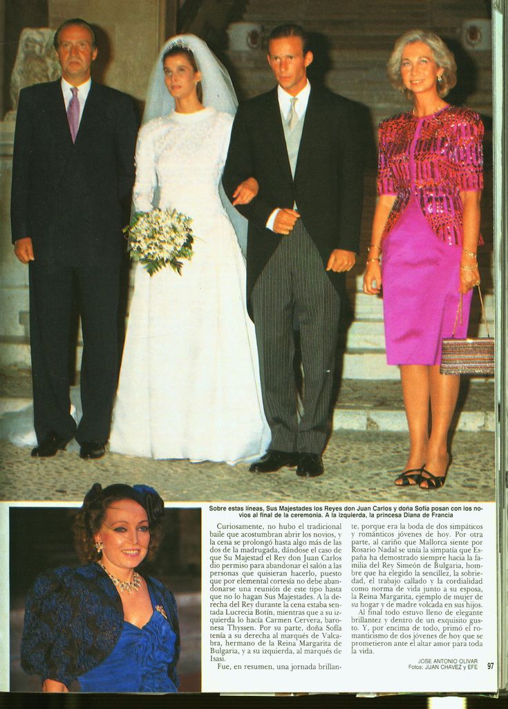 Boda de Kyril de Bulgaria y Rosario Nadal