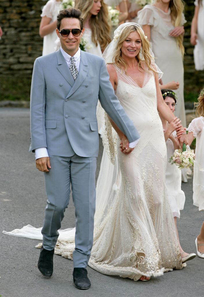 Kate Moss y Jamie Hince en su boda en 2011