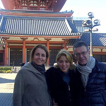 shakira y sus suegros