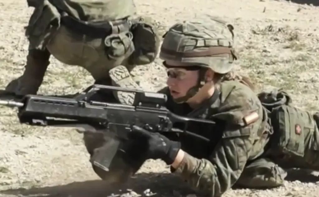 La princesa Leonor durante su formación militar