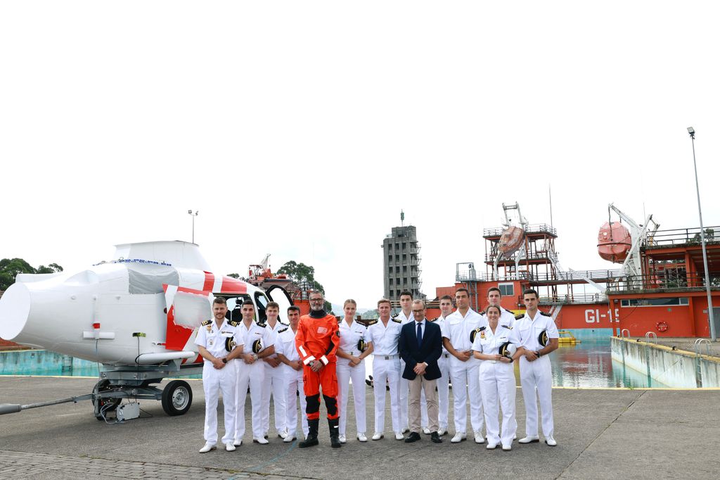 La princesa Leonor en el Centro de Salvamento Marítimo Jovellanos de Gijón