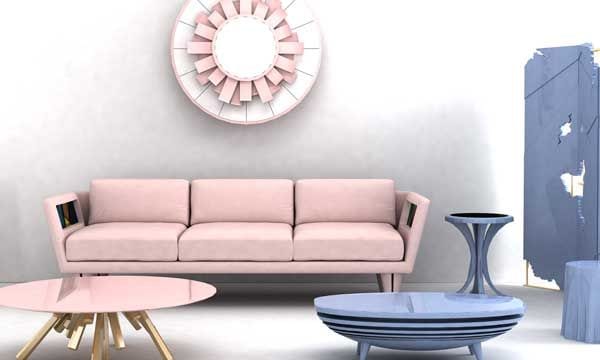 Dulces, mágicos y encantadores, el rosa 'quartz' y el azul 'serenity' saltan de las habitaciones infantiles al resto de las estancias de la casa. Bitangra (bitangra.com).
