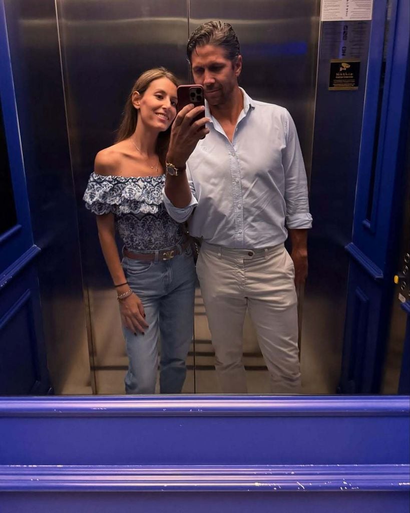 Ana Boyer y Fernando Verdasco posando