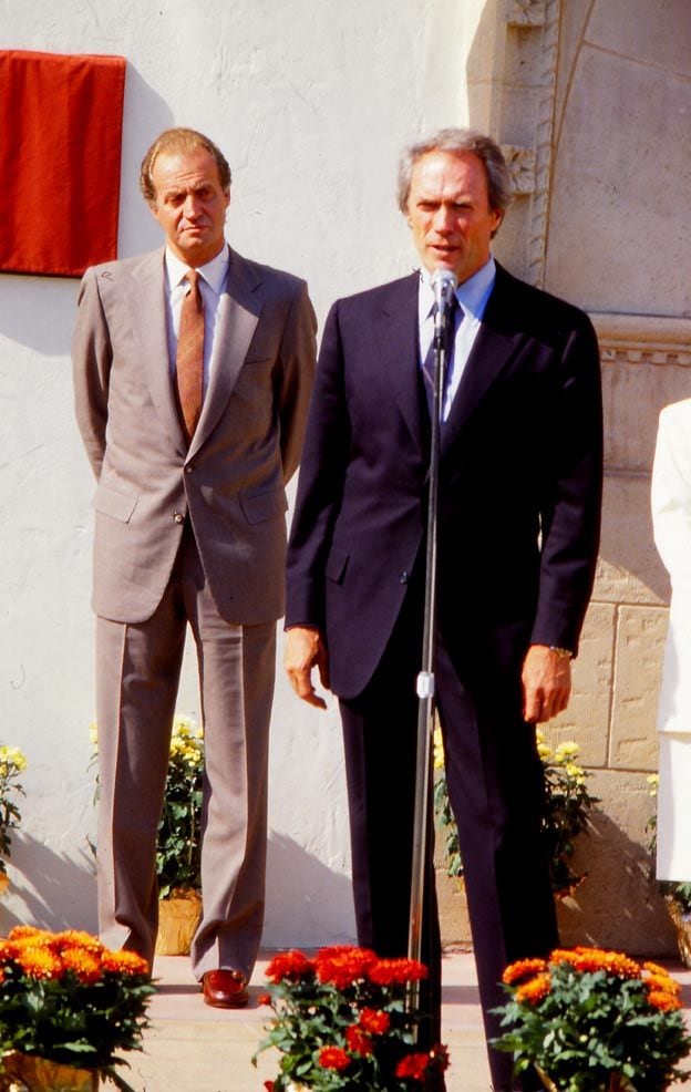 El rey Juan Carlos visitó a Clint Eastwood en Carmel en 1987