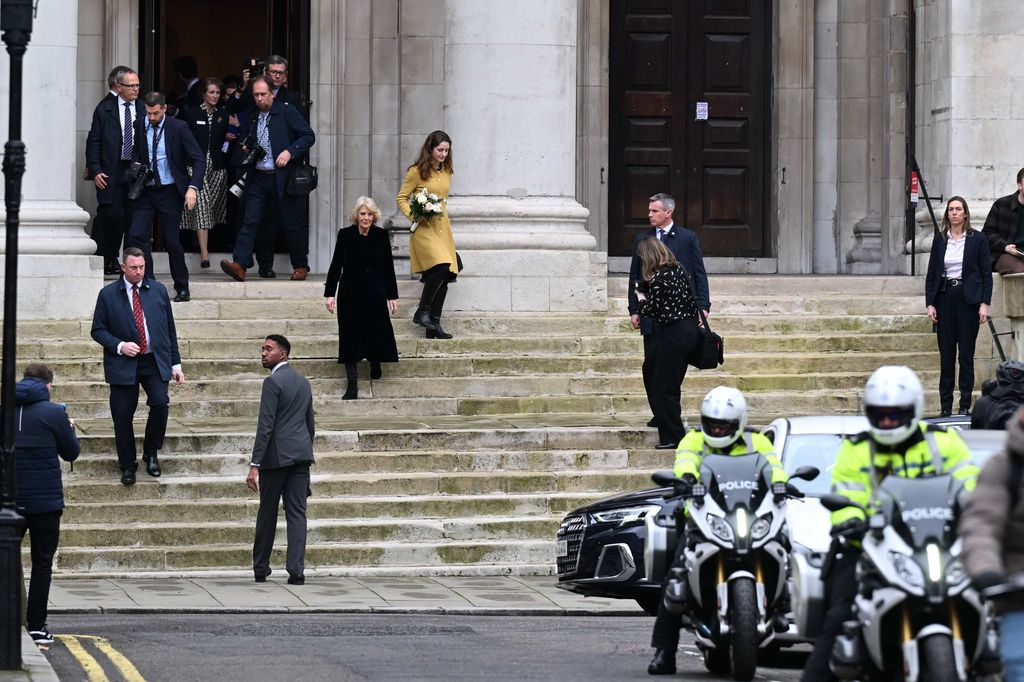 La reina Camilla visita el Sinfonia Smith Square Hall en Londres, el 19 de febrero de 2026