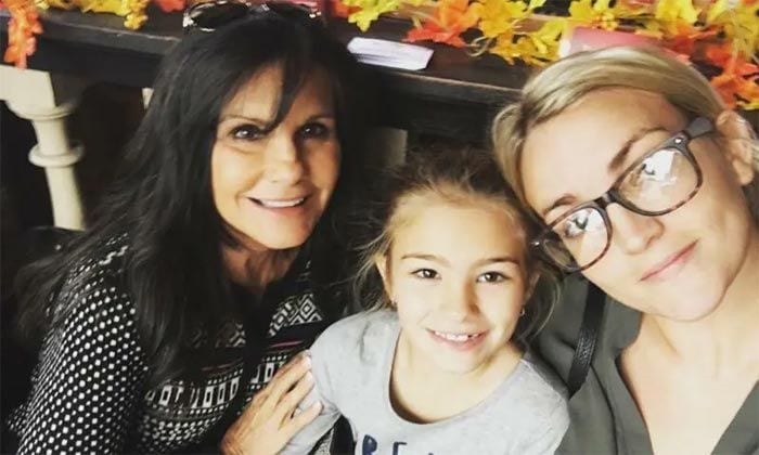 Jamie Lynn Spears con su madre Lynne y su hija Maddie