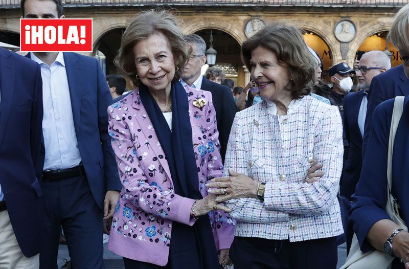 Doña Sofía y Silvia de Suecia
