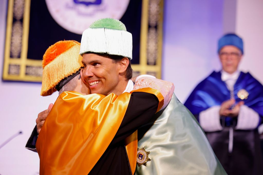 El abrazo de a Rafa