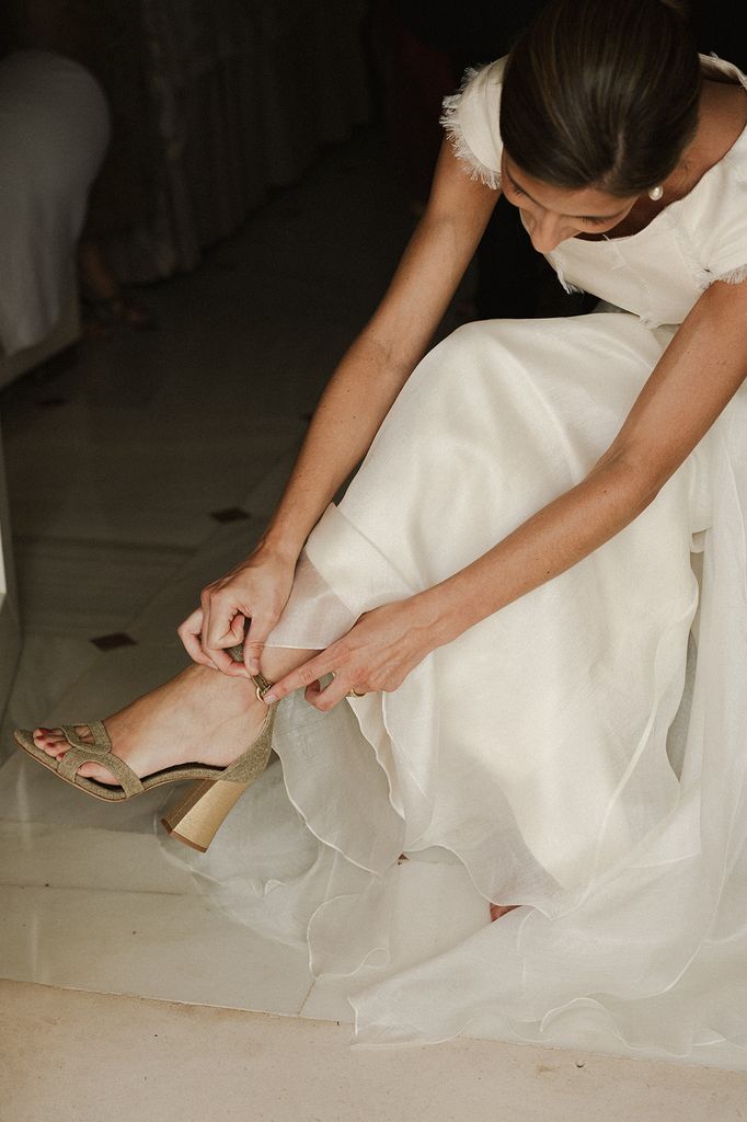 Vestido de novia de Fátima González