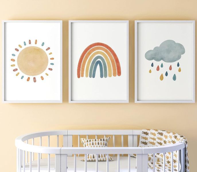 posters infantiles colores arcoiris