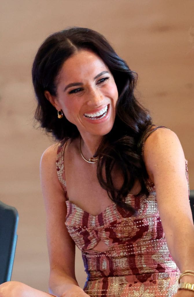 Meghan Markle durante su viaje a Colombia