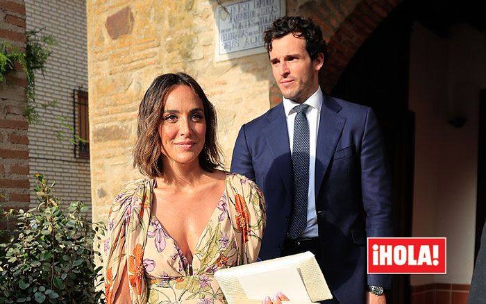 Imagen de Tamara Falcó e Íñigo Onieva en una boda 