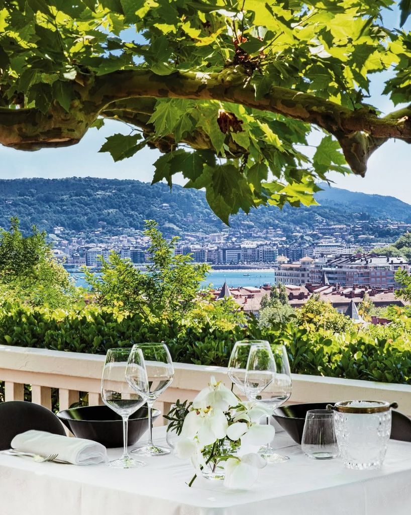 Vistas desde la terraza del restaurante Rekondo