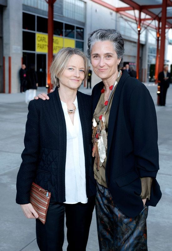 Jodie Foster y su pareja Alexandra Hedison