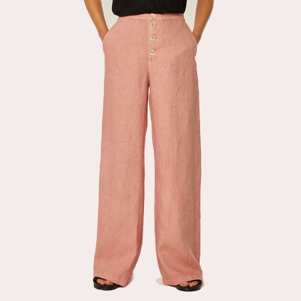 pantalones lino