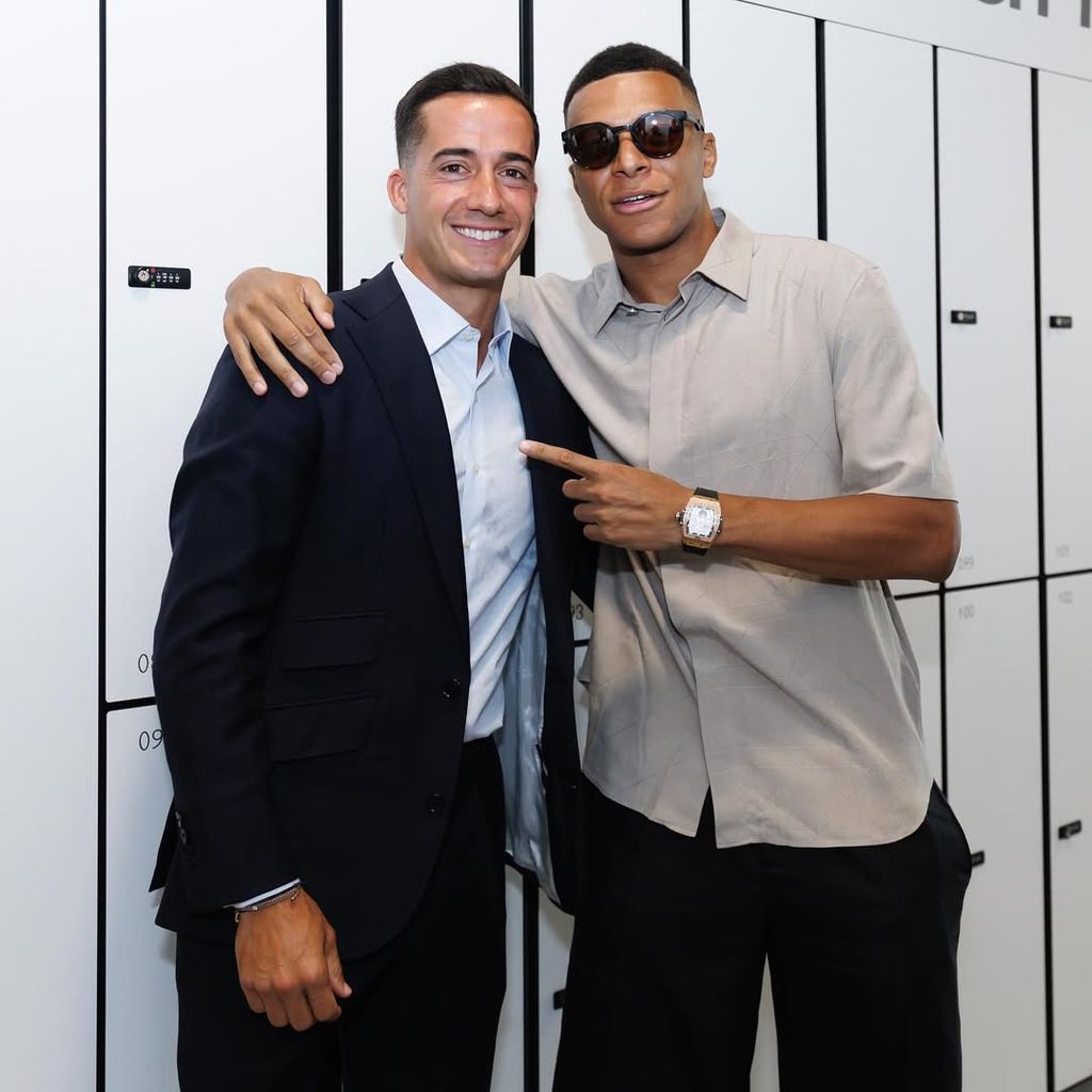 Mbappé y Lucas Vázquez