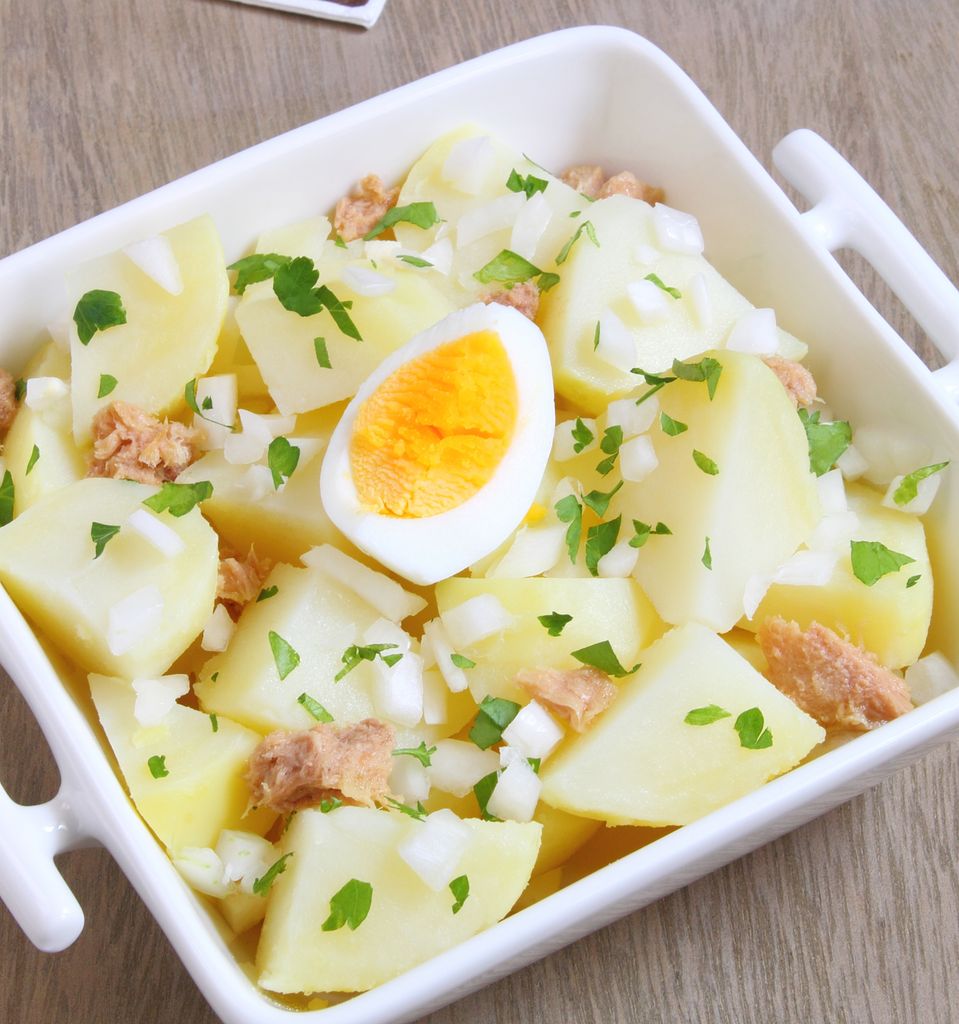 Papas aliñás.