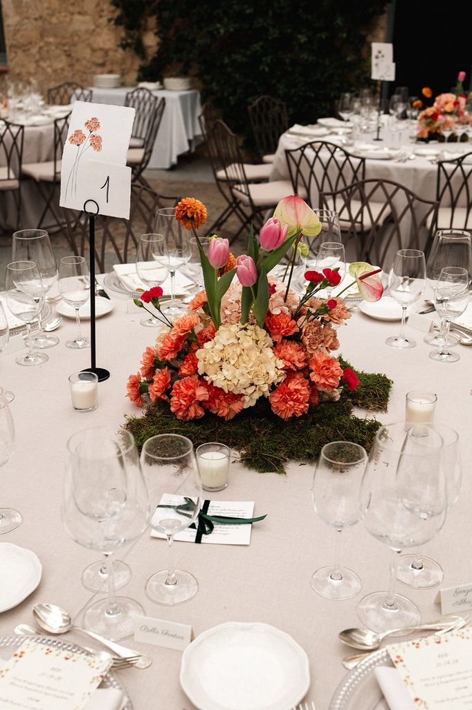 Decoración de mesas de boda