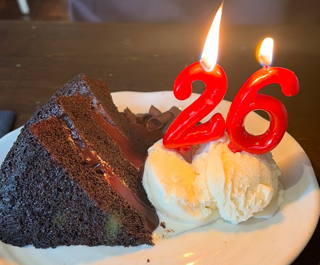 Las velitas no faltaron en la celebración familiar