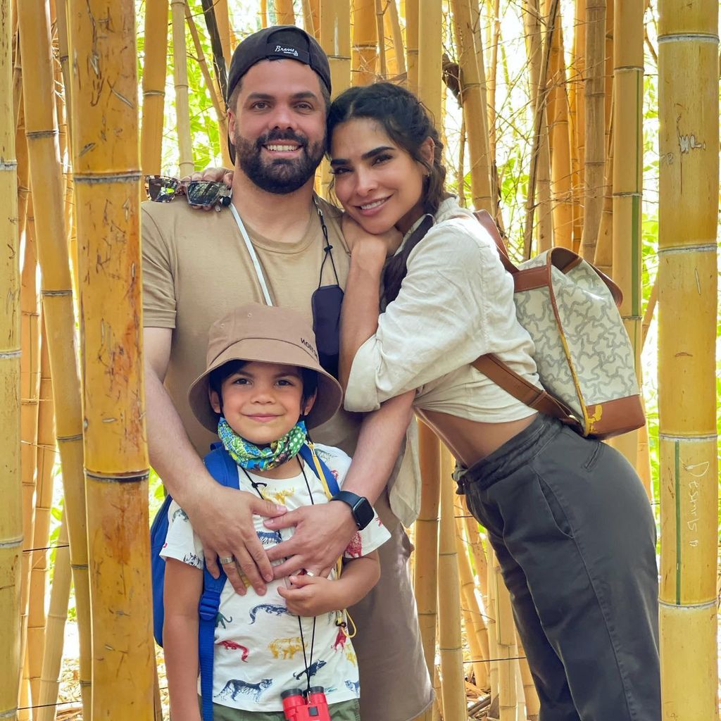 Alejandra Espinoza y Aníbal Marrero con su hijo Matteo