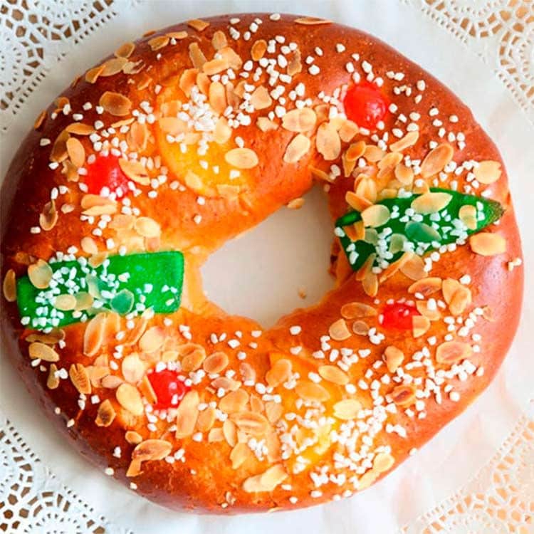 Roscón de reyes clásico