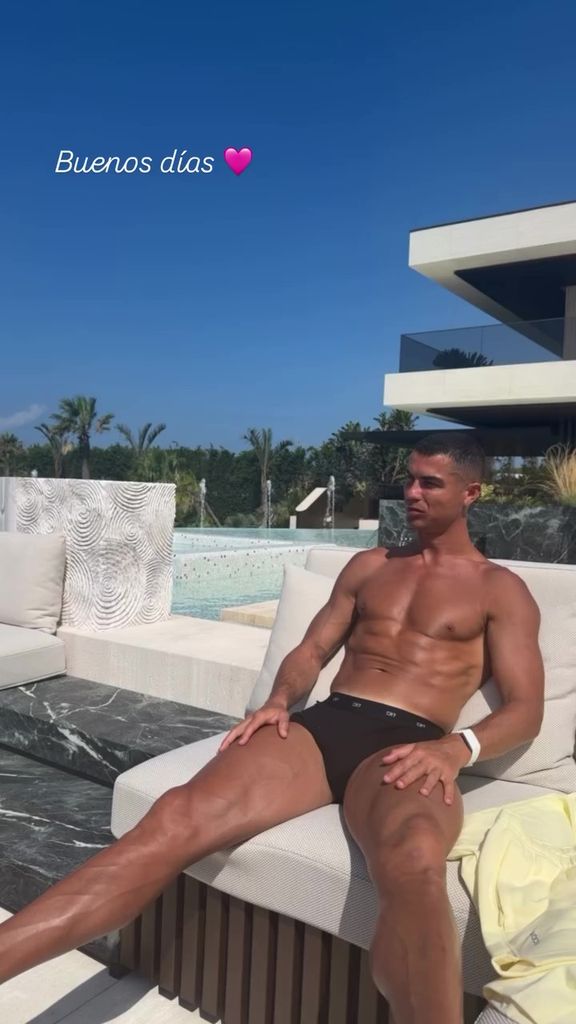 Cristiano Ronaldo está tomando un merecido descanso tras el Mundial.
