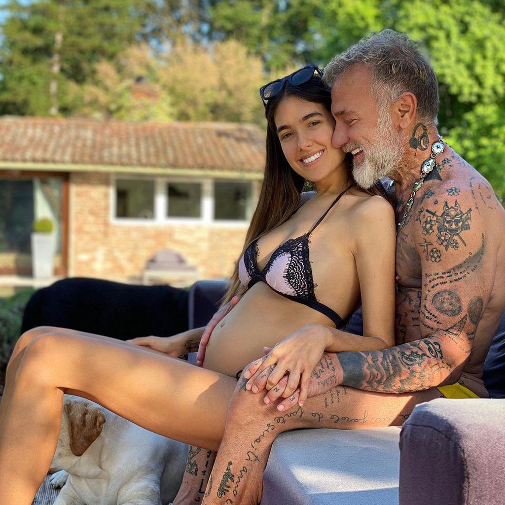 Gianluca Vacchi y Sharon Fonseca