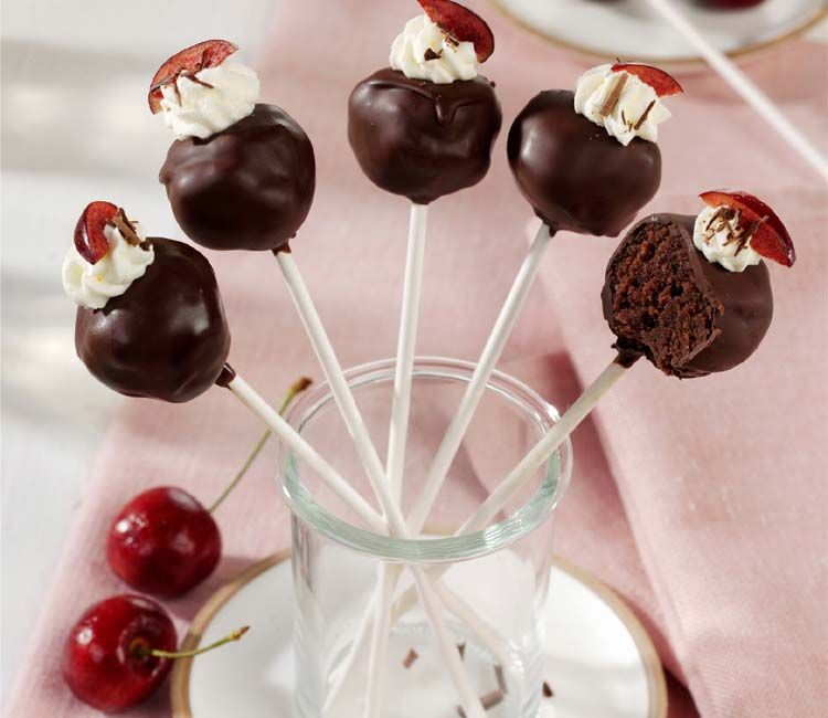 'Cake pops' Selva Negra