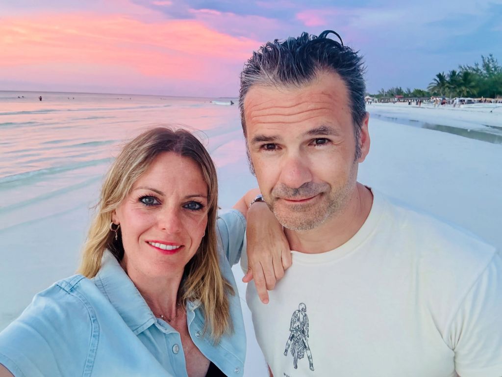 Andrea Ropero e Iñaki López, de vacaciones en México