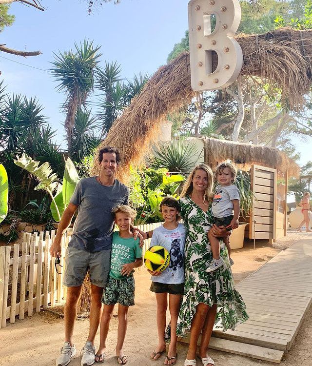 Familia de Carla Goyanes en Ibiza 