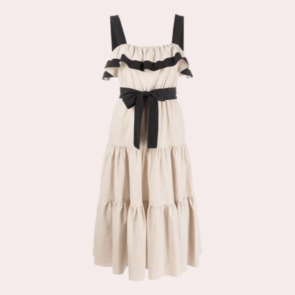 vestido volantes