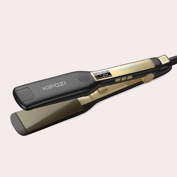 Plancha de pelo KIPOZI profesional de titanio