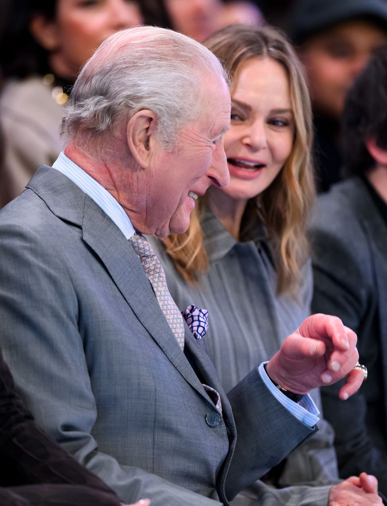 El Rey junto a Stella McCartney en la 'London Fashion Week'