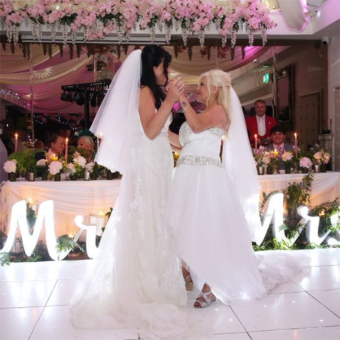 Samanta Fox y Linda Olsen