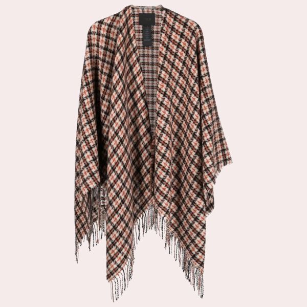 poncho cuadros