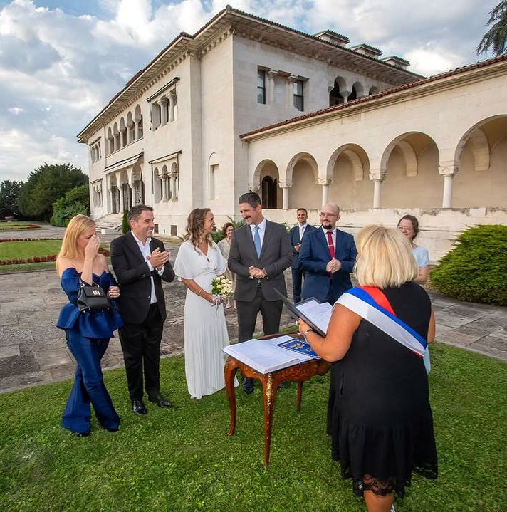 Boda de los príncipes Alejandro y Vesna de Serbia, en Sevilla