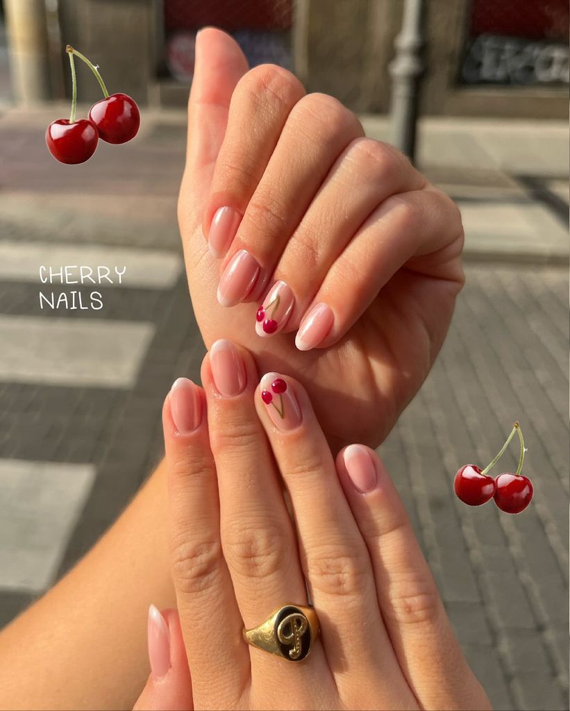 Manicura de cereza