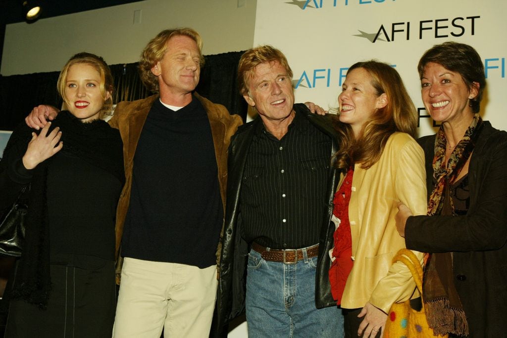 Amy Redford, James Redford, Robert Redford y Kyle Redford