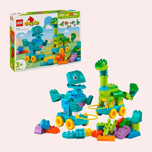 LEGO Duplo Dinosaurios sobre Ruedas 3en1