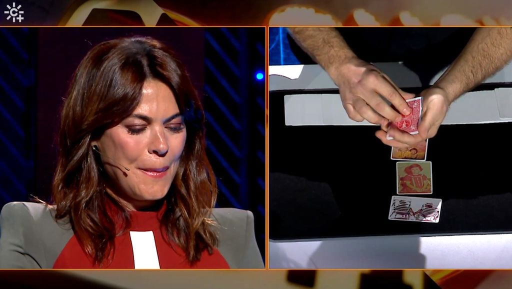 La modelo, rota de emoción