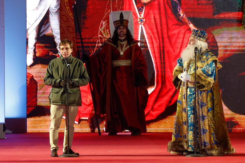 El edil, este martes con los Reyes Magos