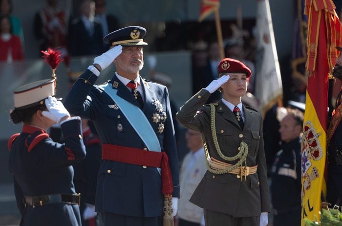 Leonor de Borbón el 12 de octubre