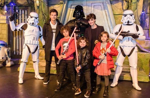 La familia se adentró en el universo Star Wars en compañía de los héroes de la saga y al lado de Darth Vader
