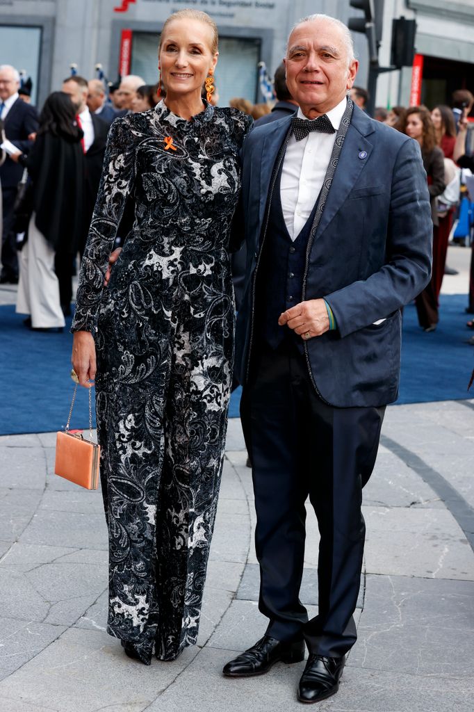 Juan Ramon Lucas y Sandra Ibarra en los Premios Princesa de Asturias 2026