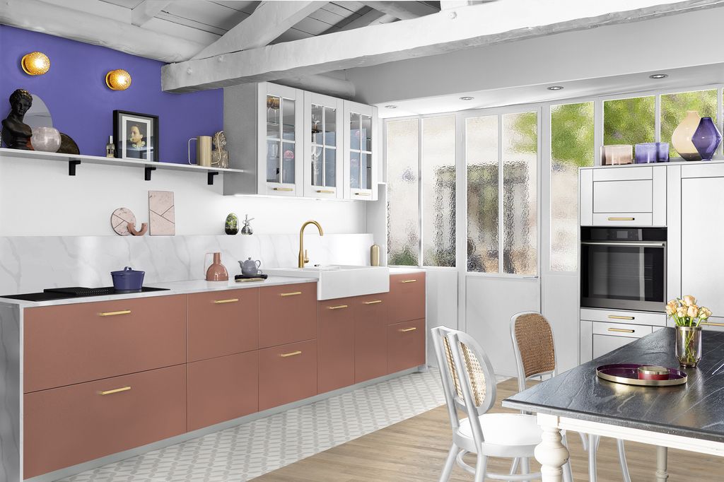 Cocina muy luminosa de Mobalpa