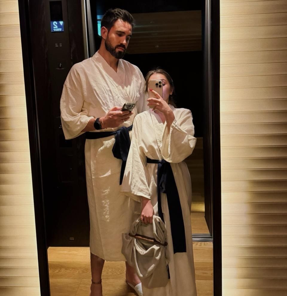 Pablo Bernot y Sofía Castro revivieron su luna de miel en Japón.