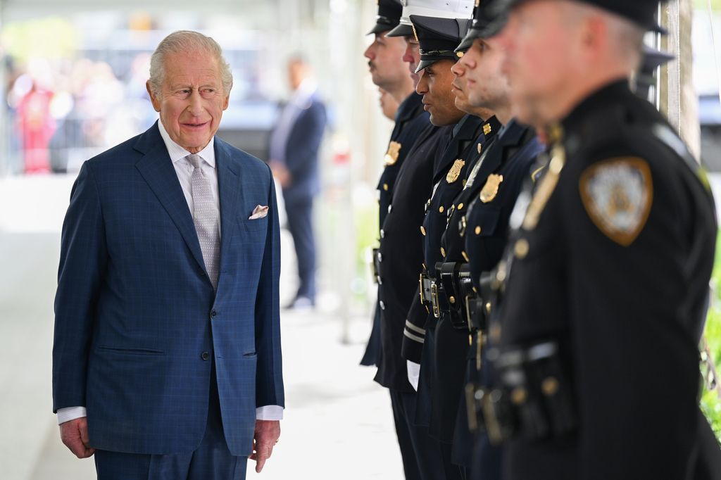 El rey Carlos III en Nueva York